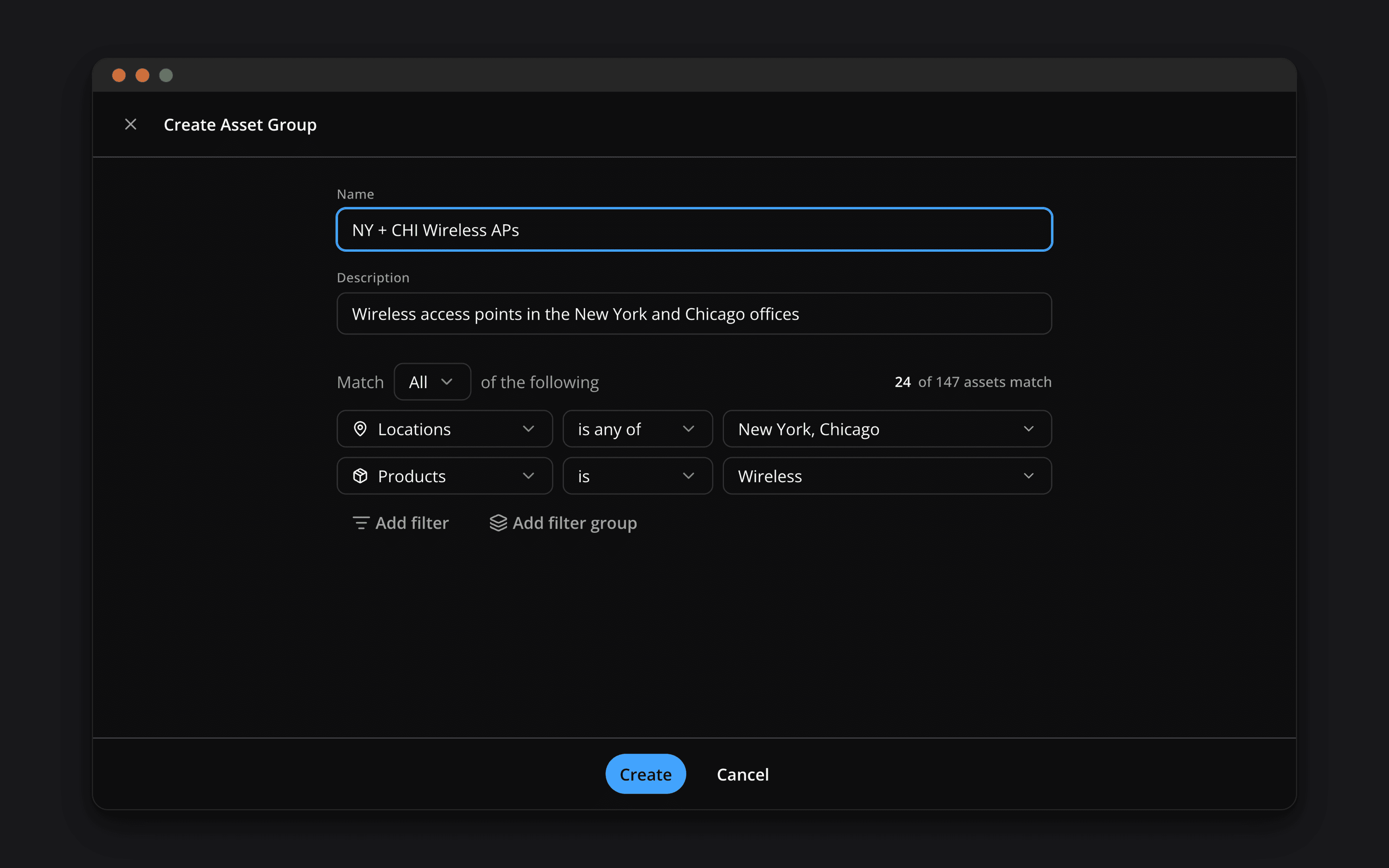 No-Code Filter Builder